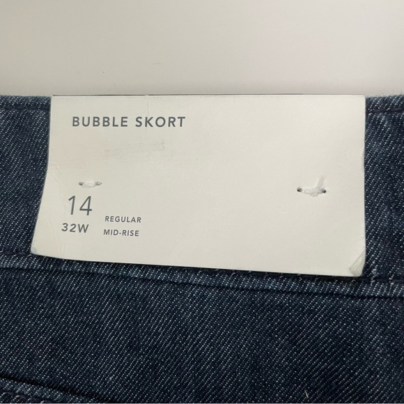 American Eagle Denim Bubble Skort Size 14 NWT - Picture 7 of 12